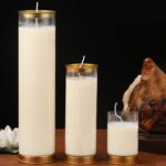 Buddha Stones Meditation Prayer Altar Candle Buddhist Temple Rituals Use Items Prayer Altar Candles BS 4