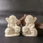 Buddha Stones Mini Ivory Fruit Tathagata Buddha Lotus Kwan Yin Avalokitesvara Manjusri Samantabhadra Serenity Desk Decoration Decorations BS 23