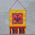 Vajra Auspicious Symbols Spiritual Power Wall Art (Extra 30% Off | USE CODE: FS30) Wall Art BS The Knot of Eternity Red