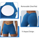 Buddha Stones 2Pcs Workout Sleeveless Backless Top Shorts Flared Pants Sports Fitness Yoga Outfit Set 2-Piece Outfit BS 6