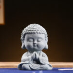 Buddha Stones Meditation Praying Buddha Compassion Serenity Home Decoration Decorations BS Praying Buddha 6.7*4.5*9.5cm