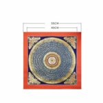 Buddha Stones Tibetan Handmade Thangka Painting Spiritual Blessing Blind Box Random Color Pattern Tibetan Thangka BS 32