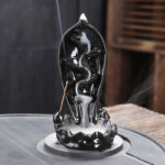 Buddha Stones Waterfall Incense Burner Backflow Incense Holder Incense Burner BS 2