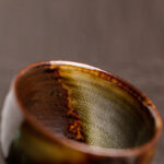 Buddha Stones Retro Brown Kiln Change Ceramic Teacup Kung Fu Tea Cup Cup BS 6