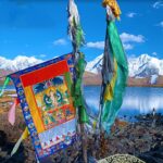Buddha Stones Tibetan 10 Colors Windhorse Buddha Healing Auspicious Outdoor Mulberry Silk Prayer Flag TIBETAN PRAYER FLAGS buddhastoneshop 18