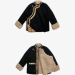 Buddha Stones Tibetan Clothing Lhasa Fleece Lined Top Winter Women Clothing Tibetan Clothes BS 15
