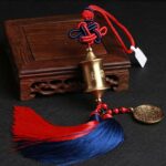 Buddha Stones Tibet Om Mani Padme Hum Prayer Wheel Nine Palace Eight Trigrams Copper Car Hanging Decoration Car Hanging Decoration BS 7