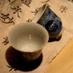 Buddha Stones Jingdezhen Blue and White Porcelain Hand Painted Lotus Plum Blossom Ceramic Teacup Kung Fu Tea Cups Cup BS 8