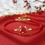Buddha Stones 925 Sterling Silver Year of the Dragon Natural Hetian Jade Red Agate Cute Dragon Protection Success Bracelet Necklace Pendant Earrings (Extra 30% Off | USE CODE: FS30) Bracelet Necklaces & Pendants BS Dragon Red String Bracelet Red Agate(Confidence♥Calm)