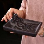Buddha Stones Mountains Flowing Water Ceramic Blessing Backflow Incense Burner Incense Burner BS 3