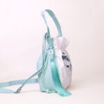 Buddha Stones Embroidered Flowers Wisteria Lily Cotton Linen Tote Crossbody Bag Shoulder Bag Handbag Crossbody Bag BS 6