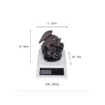 Buddha Stones Nordic Pterosaur Dragon Ceramic Backflow Smoke Fountain Protection Healing Incense Burner Decoration Incense Burner BS 10