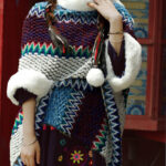 Buddha Stones Tibetan Multicolored Striped Shawl Winter Cozy Travel Scarf Wrap Tibetan Shawl BS 37