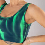Buddha Stones 2Pcs Tie Dye Print Seamless Crop Top Bra Shorts Sports Fitness Gym Yoga Outfits 2-Piece Outfit BS 5