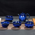 Buddha Stones Chinese Jianzhan Glaze Kiln Change Ceramic Teacup Tenmoku Kung Fu Tea Cup Jian Zhan Tea Cup BS 15