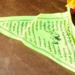 Buddha Stones Tibetan Blessing Outdoor 25 Pcs Triangle Prayer Flag Decoration Decorations buddhastoneshop 13
