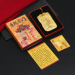 Buddha Stones Feng Shui Auspicious Star Wenchang Pen Pagoda Koi Fish Car Hanging Decoration Car Hanging Decoration BS 8