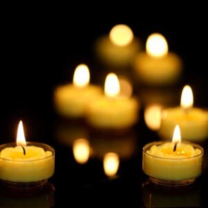 Buddha Stones 108Pcs Meditation Prayer Altar Candle Temple Rituals Use Items Prayer Altar Candles BS Yellow