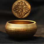 Buddha Stones Tibetan Sound Bowl Handcrafted for Relaxation and Mindfulness Meditation Singing Bowl Set Singing Bowl buddhastoneshop 4