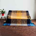 Buddha Stones Tibetan Colorful Flower Pattern Hand-Dyed Cozy Blanket Blanket BS 4