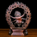 Buddha Stones Tibet Mahakala Bodhisattva Figurine Compassion Copper Statue Decoration Decorations BS 8
