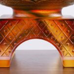 Buddha Stones Handmade Liuli Crystal PiXiu Treasure Bowl Art Piece Home Decoration Decorations BS 13