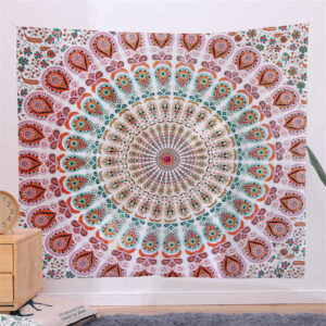 Bohemian Mandala Pattern Tapestry Wall Hanging Wall Art Focus Creativity Home Living Room Decor (Extra 30% Off | USE CODE: FS30) Tapestry BS main