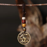 Chinese Zodiac Copper Luck Keychain Decoration Decoration BS Dragon