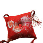 Buddha Stones Tibetan Singing Bowl Cushion Decoration with Tassel Decoration Decorations BS 16cm(Random Color)