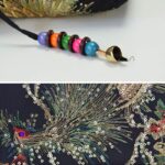 Buddha Stones Peacock Double-sided Embroidery Tote Bag Shoulder Bag Crossbody Bag Bag BS 11