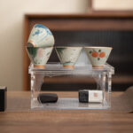 Buddha Stones Persimmon Boat Koi Fish Lotus Ceramic Teacup Kung Fu Tea Cup 50ml Cup BS 17