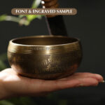 Buddha Stones Tibetan Meditation Sound Bowl Handcrafted for Healing and Mindfulness Singing Bowl Set Singing Bowl buddhastoneshop 10