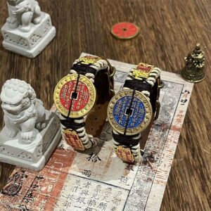 Buddha Stones Mountain Ghosts Spend Money Power Leather Watch Band Bracelet  - image 0