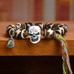 Buddha Stones Tibetan Lightning Treasure Vase Dzi Bead The Lord of the Corpse Forest Power Bracelet - image 2