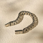 Buddha Stones Tibetan Auspicious Clouds Copper Om Mani Padme Hum Peace Metal Bracelet - image 8