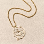 Buddha Stones Vintage Koi Fish Hollow Design Stainless Steel Luck Necklace Pendant - image 10