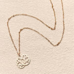 Buddha Stones Hollow Lotus Design Stainless Steel Enlightenment Necklace Pendant - image 15