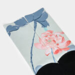 Buddha Stones Casual Lotus Painting Micro Crew Men Women Unisex Socks - image 2