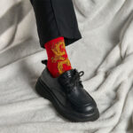 Buddha Stones Casual 5 Pairs of Golden Dragon Quarter Women's Socks - image 32