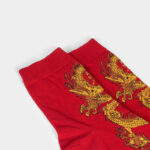 Buddha Stones Casual 5 Pairs of Golden Dragon Quarter Women's Socks - image 33