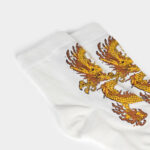 Buddha Stones Casual 5 Pairs of Golden Dragon Quarter Women's Socks - image 19