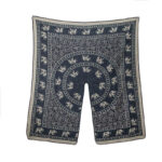 Buddha Stones Tibetan Jacquard Elephant Geometry Pattern Unisex Cozy Scarf Shawl - image 1