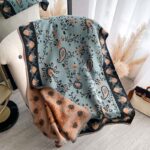 1759974956_5c0a260b-8457-409b-ace2-60746e5ac99d Buddha Stones Thickened Winter Paisley Flowers Vines Pattern Soft Scarf Shawl - MediumAquamarine - 185x65cm - image 9