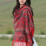 1759976120_0b0c307e-8eb8-4d72-9ddd-b147ffc9d216 Buddha Stones Ethnic Embroidered Paisley Flowers Pattern Tassel Soft Scarf Shawl - image 19