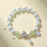 1760008533_6d8e5db5-b675-47c1-9722-0a6237d40583 Buddha Stones Natural Cat's Eye Rose Quartz Crystal Year of the Horse Fu Character Love Bracelet - image 14
