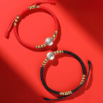 Buddha Stones 999 Sterling Silver Chinese Zodiac Horse Charm Red String Strength Braided Bracelet - image 12
