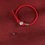 Buddha Stones Year of the Horse 999 Sterling Silver Copper Coins Rope Braided Protection Bracelet - image 3