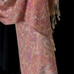 Buddha Stones Spring Cashew Flower Vines Pattern Tassel Soft Scarf Shawl - image 4