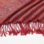 Buddha Stones Spring Cashew Flower Vines Pattern Tassel Soft Scarf Shawl - image 13