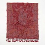 Buddha Stones Spring Cashew Flower Vines Pattern Tassel Soft Scarf Shawl - image 12